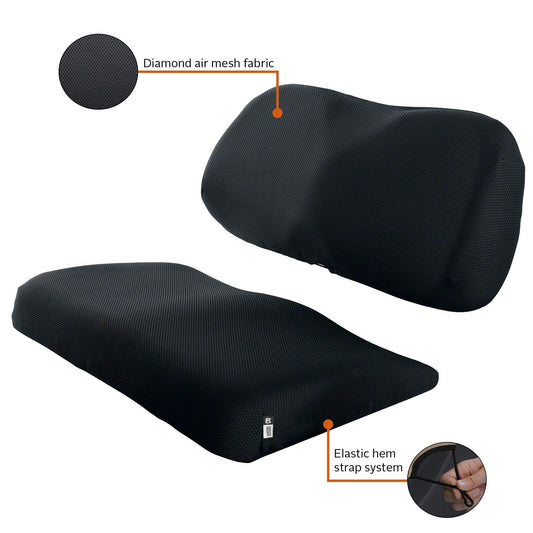 Classic Accessories Fairway Golf Cart Diamond Air Mesh Seat Cover