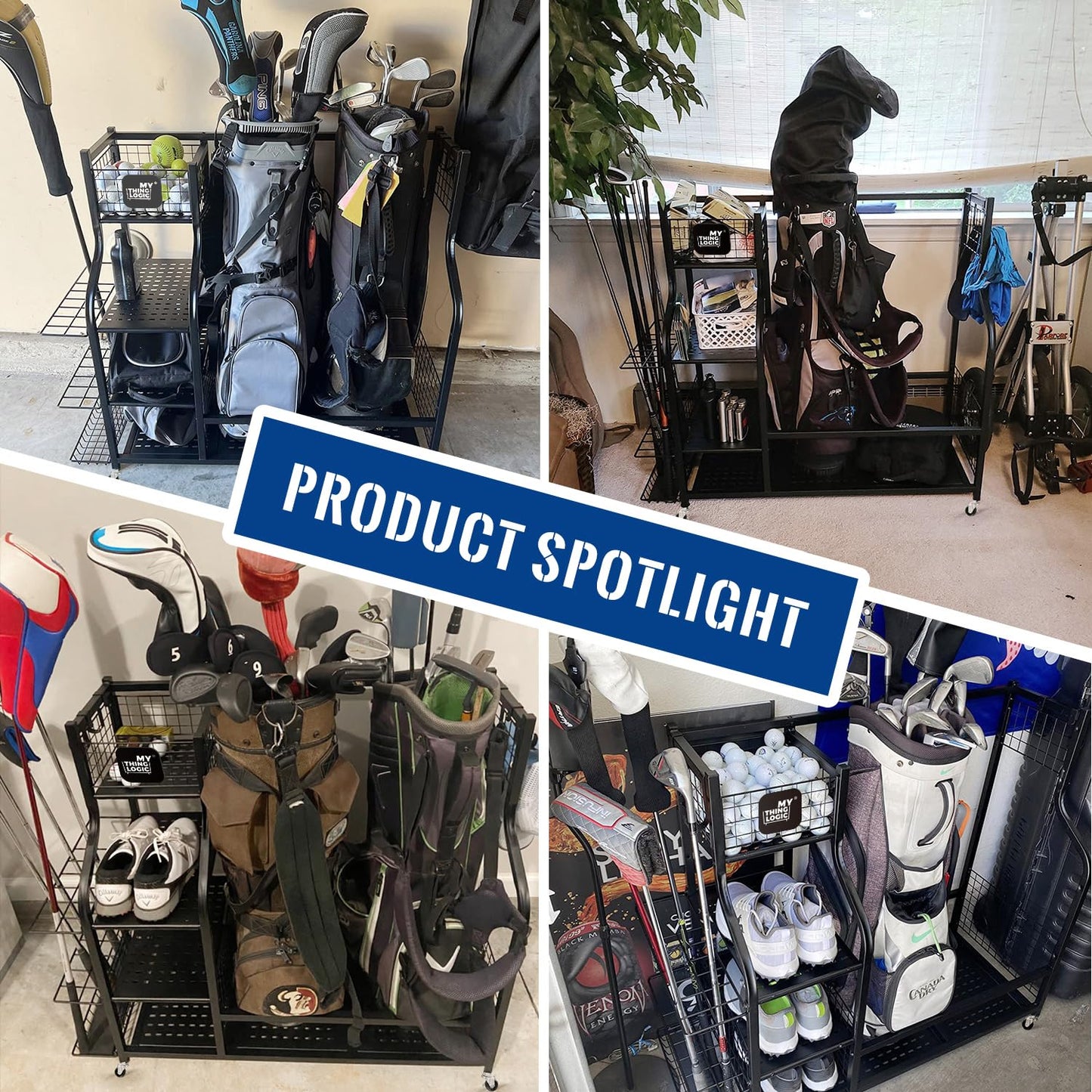 Golf Storage Garage Organizer.