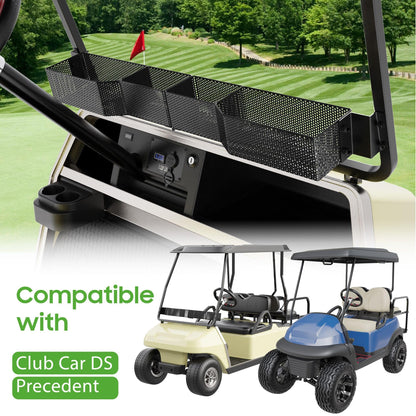 Foldable Dash Storage Tray Organizer for EZGO TXT RXV/Club Car DS Precedent Tempo.
