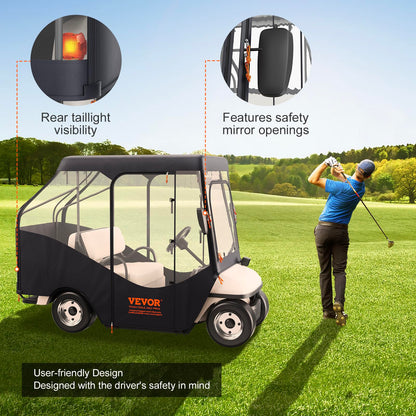 Golf Cart Cover. Universal Fits for Most Brand Carts.