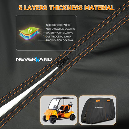 Golf Cart Cover, Fits Ezgo,Yamaha Golf Carts.