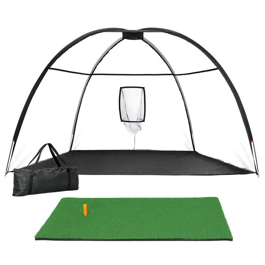 3.5m Golf Practice Net with Driving Mat.