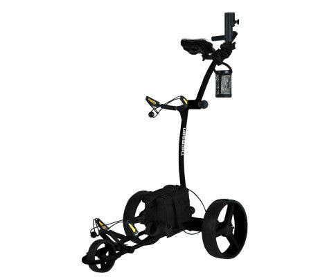 THOMSON Electric Golf Buggy Push Trolley Cart Foldable 18-36 Holes Twin Motor Battery Powered